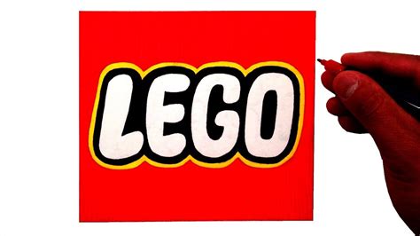 How to Draw the LEGO Logo - YouTube