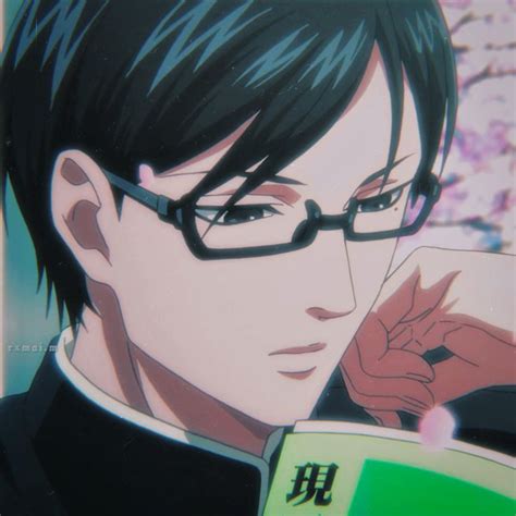 Anime Character With Glasses Holding a Book