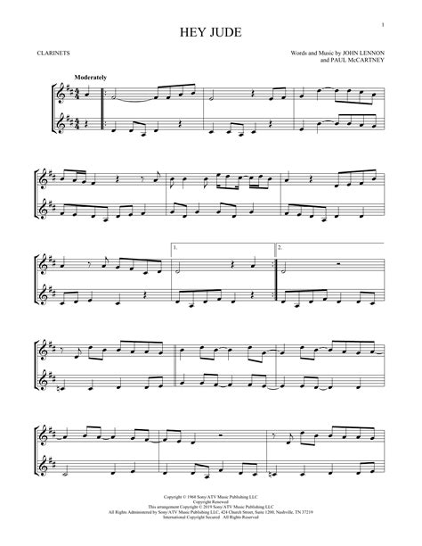 The Beatles - Hey Jude sheet music