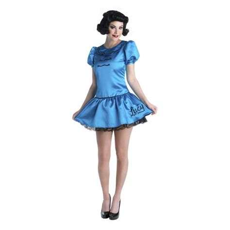 Charlie Brown - Deluxe Lucy Adult Halloween Costume - Walmart.com - Walmart.com