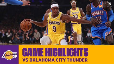 HIGHLIGHTS | Los Angeles Lakers vs. Oklahoma City Thunder - YouTube