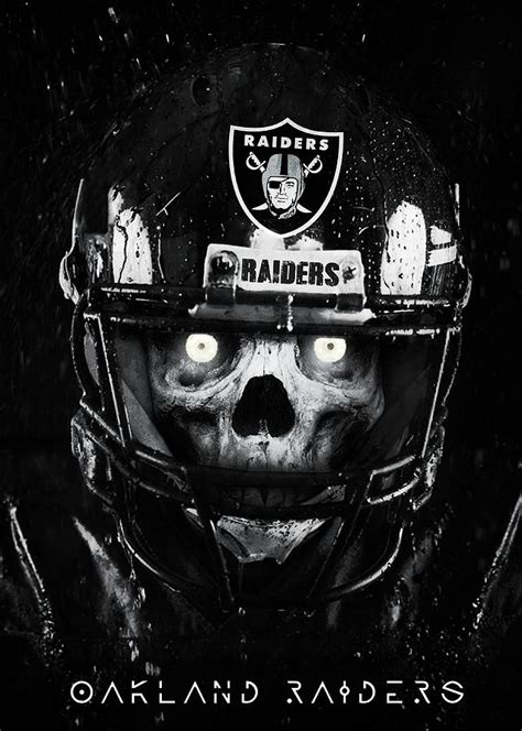 Oakland Raiders Skull Art Digital Art by William Ng | Fine Art America