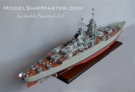 Richelieu battleship model