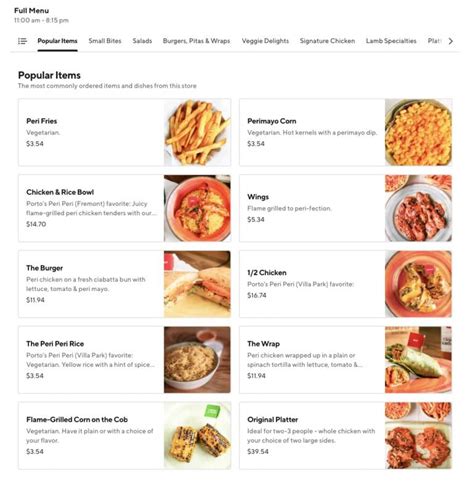 7 Restaurant Menu Examples: How to Design a Menu that Sells | DoorDash for Merchants