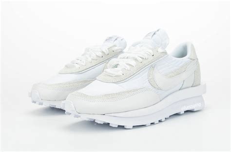 sacai Nike LDWaffle White Nylon BV0073-101 Release Date - SBD