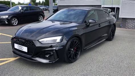 Brand New Audi RS5 Sportback Carbon Black for sale at Stoke Audi - YouTube