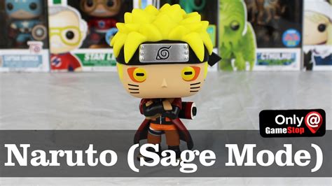 Naruto (Sage Mode) Gamestop Exclusive Funko Pop Unboxing - YouTube