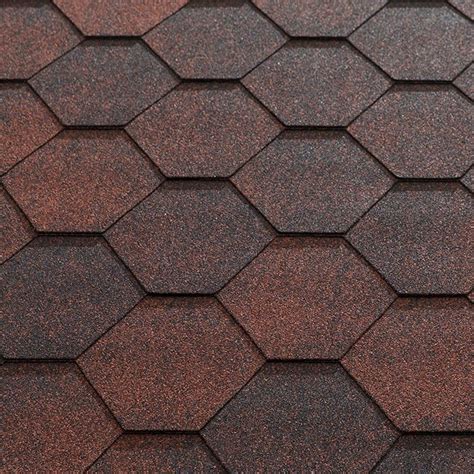 Katepal Super Jazzy Hexagonal Felt Roofing Shingles (3m2) - Red | Roofing Superstore®