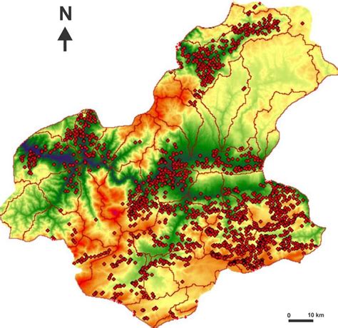 Landslide Locations on DEM | Download Scientific Diagram