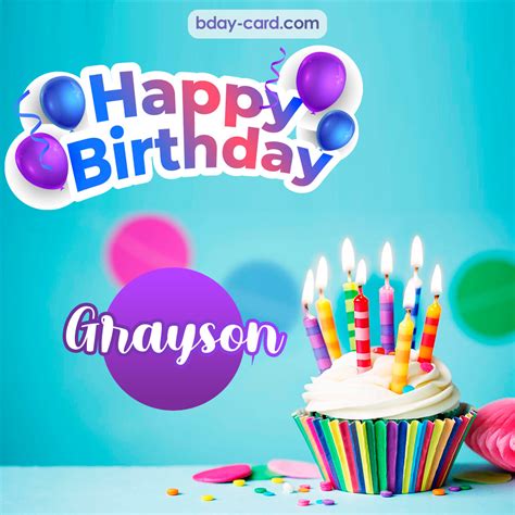 Birthday images for Grayson 💐 — Free happy bday pictures and photos ...