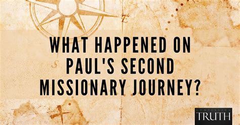 What happened on Paul's second missionary journey?