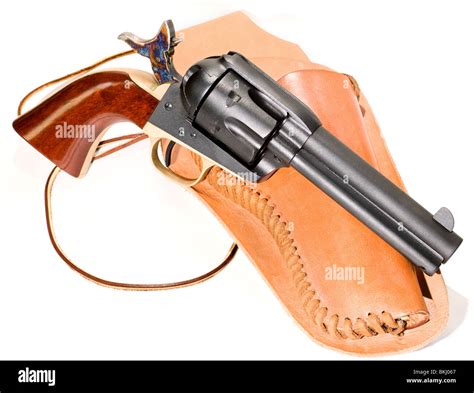 Colt 45 revolver, cowboy guns Stock Photo - Alamy