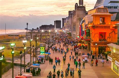 Beach Boardwalks - Most Fun Beaches - Atlantic City Beach Activities