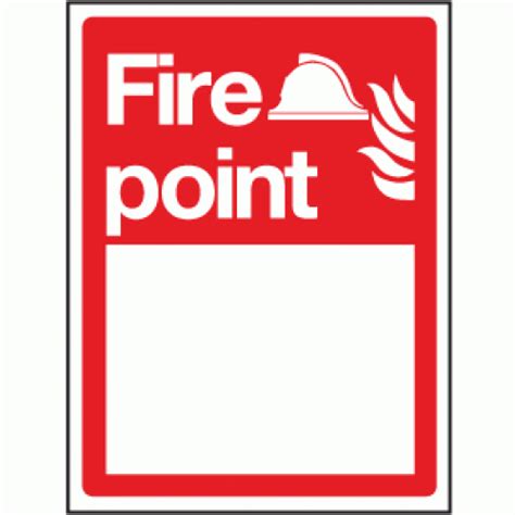 Fire point sign