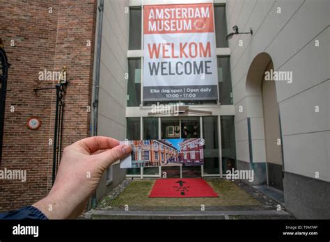 Ticket For The Museum Of Amsterdam At The Netherlands 2019 Stock Photo ...