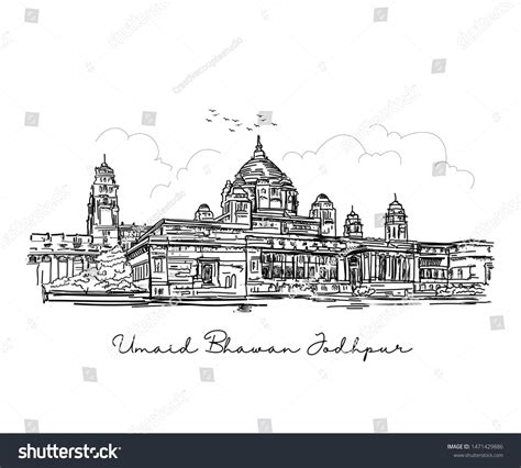 Umaid bhawan palace jodhpur Stock Illustrations, Images & Vectors | Shutterstock