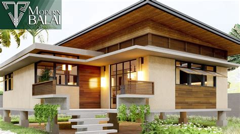 MODERN BAHAY-KUBO SIMPLE HOUSE DESIGN 3-BEDROOM 10.2X10.8 METERS ...