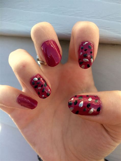 Pink polka dot nails -Nail Art | Polka dot nails, Nail art, Dots nails