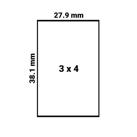 Ukuran Foto 3x4 dalam Cm, Mm, Inch, Pixel di Ms Word dan Excel