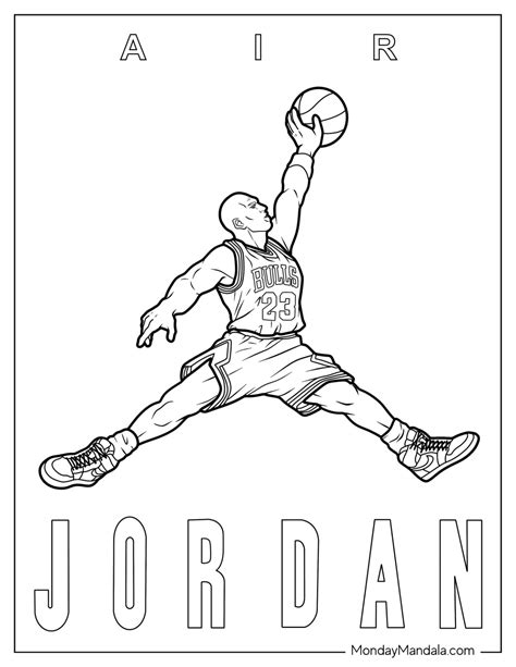 20 Nike Coloring Pages (Free PDF Printables)