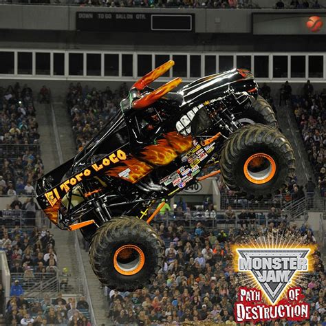 El Toro Loco (Black) | Monster trucks, Monster truck jam, Monster