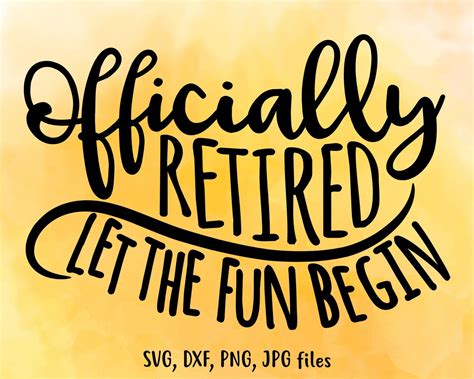 Officially Retired SVG Retirement SVG Retired svg | Etsy in 2020 ...