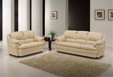 Cream Leather Sofas | Modern Sofa Bed UK Modern Leather Couch, White Leather Couch, Contemporary ...