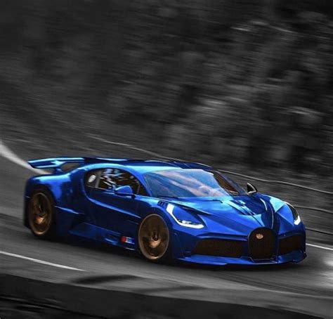 Blue & Gold Bugatti Divo | Luxury Sports Cars