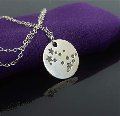 Etsy Sterling Silver Gemini Necklace, Gemini Necklace, Sterling Silver ...