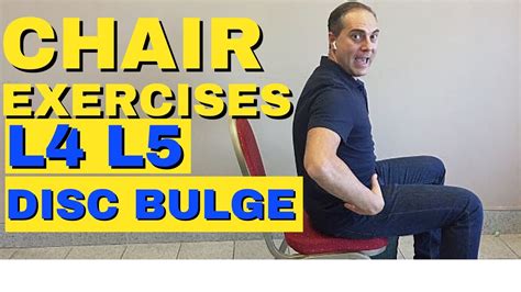 3 Key CHAIR Exercises L4 L5 Disc Bulge Exercises (2021) | Dr. Walter Salubro Chiropractor in ...