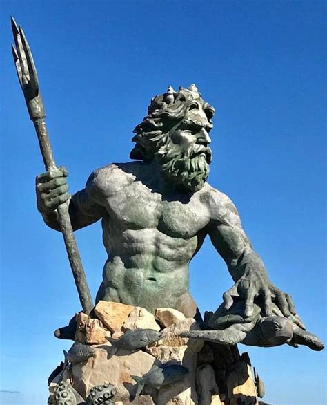 Outdoor Large Beach Decoration Bronze Sea God Poseidon Sculpture for Sale BOKK-H01 | Neptune ...