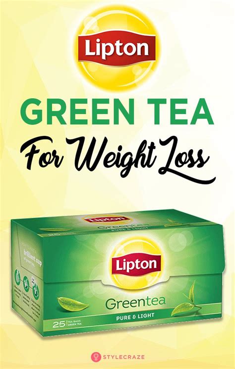 Best Lipton Green Tea For Weight Loss - WeightLossLook