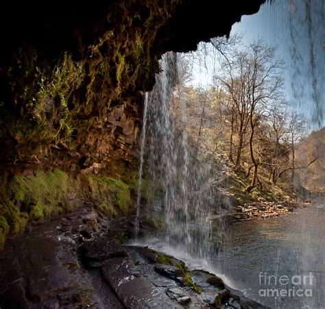 Behind The Waterfall Photograph by Gal Gross