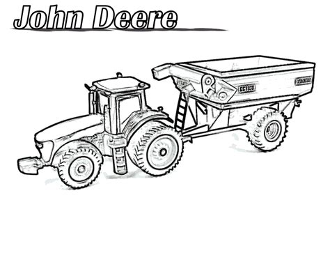 Free Printable Tractor Coloring Pages For Kids