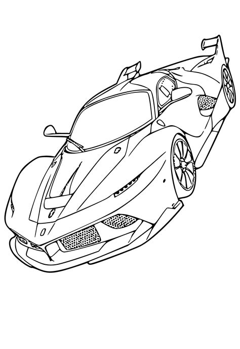 Free Printable Lamborghini Real Coloring Page for Adults and Kids - Lystok.com