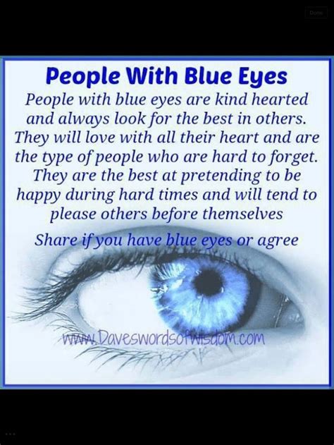 Interesting! | Blue eye facts, People with blue eyes, Blue eye quotes