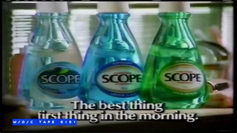 Scope Mouthwash Commercial - 1990 - YouTube