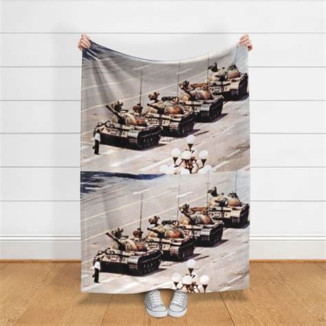 26-12 Wang Weilin, Tank man, Tiananmen Fabric | Spoonflower