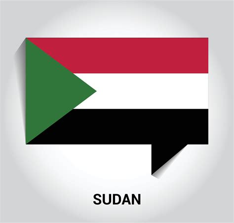 Sudan Flag design vector 13268370 Vector Art at Vecteezy