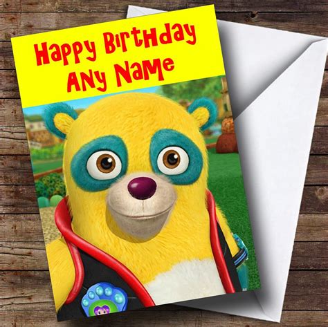 Special Agent Oso Personalised Birthday Card - The Card Zoo