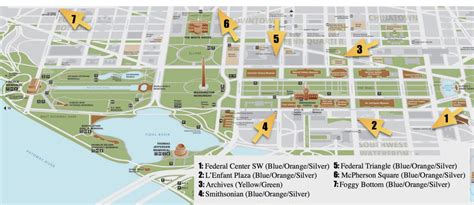 Printable Walking Tour Map Of Washington Dc - Printable Maps