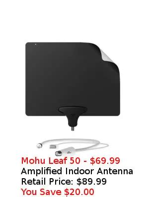 Mohu Leaf (50 and 30) Indoor HDTV Antenna Review