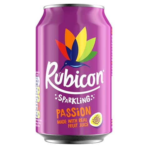 RUBICON Sparkling Passion | 18 x 330ml Cans | Get Your Tastebuds Tingling with our Rubicon ...