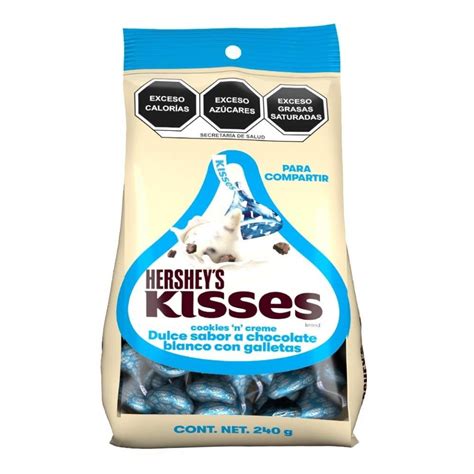 Chocolate Hershey's Kisses cookies and creme 240 g | Walmart