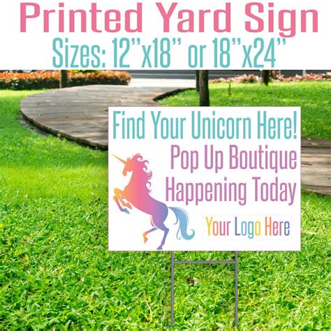 Custom Yard Signs Printed Yard Sign