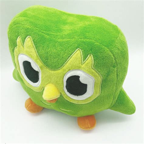 Duolingo Plush Duo 10 Year Anniversary Green Owl Gift For Kids Doll ...