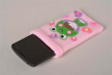 BUY Stylish handmade felt phone case cell phone case design handmade ...