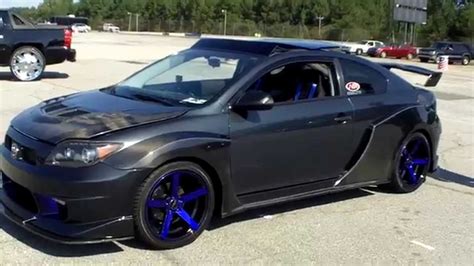 SCION TC WITH WIDE BODY KIT AND ALPINE SYSTEM - YouTube