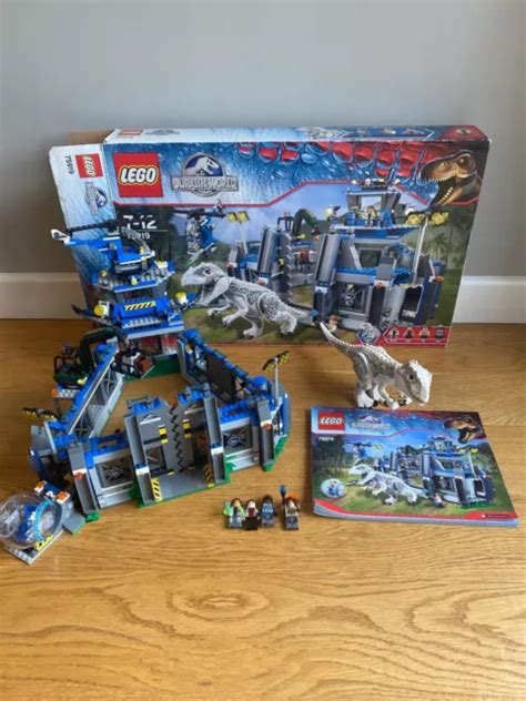 LEGO JURASSIC WORLD: Indominus Rex Breakout (75919) instructions+box+all figures £112.99 ...