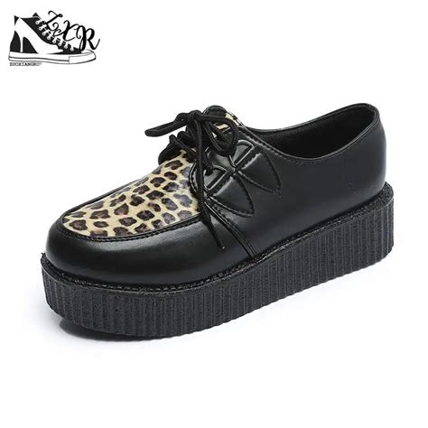 Aliexpress.com : Buy Women Pu Flats Shoes New Fashion Creepers Shoes ...